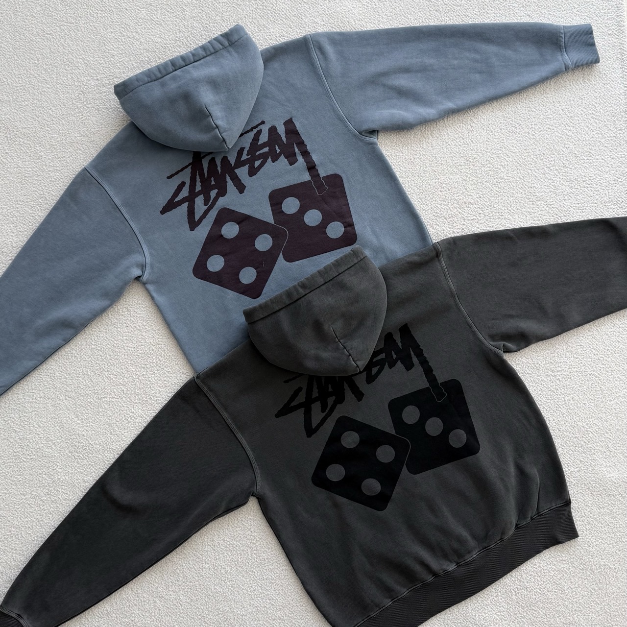 #E #스투시 피그먼트  후드집업