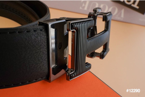 🔆 [HERMES] 에르메스 H스트라이프블랙로고 자동벨트 🔆