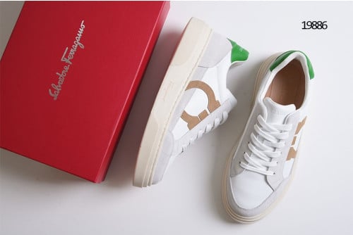 🔆 [ferragamo] 살바토레 페레가모 스웨이드 간치니 로우탑 스니커즈🔆