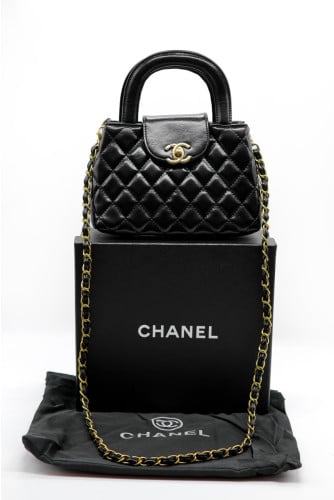 #샤넬  켈리백 미니 쇼핑백 스몰 블랙(정려원 샤넬백)