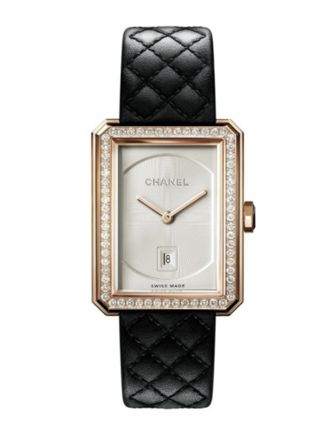 샤* 보이프렌드 화이트다이얼 골드 다이아