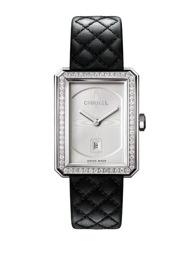 샤* 보이프렌드 화이트다이얼 실버 다이아