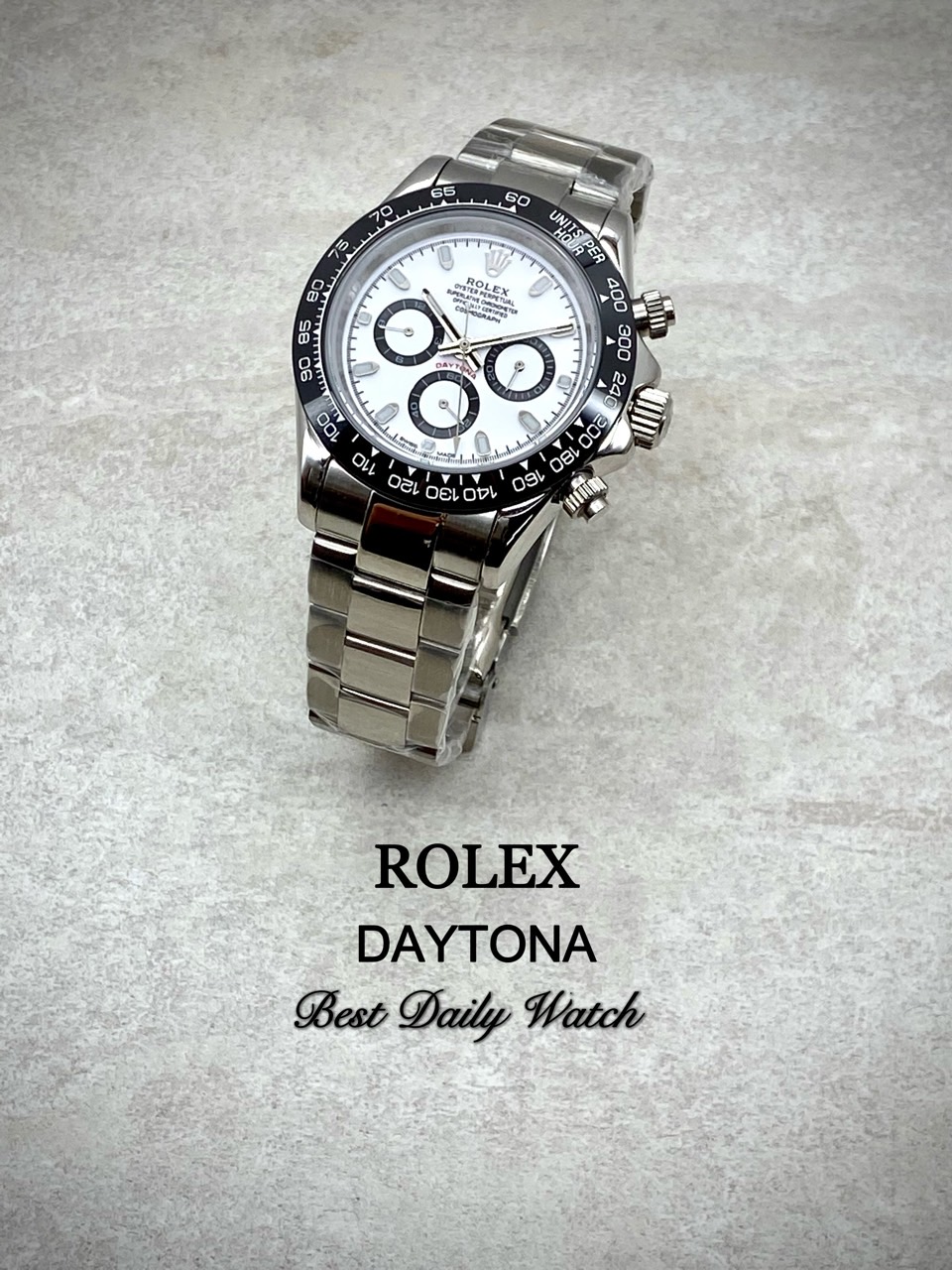 데이토나 화이트다이얼 세라믹베젤