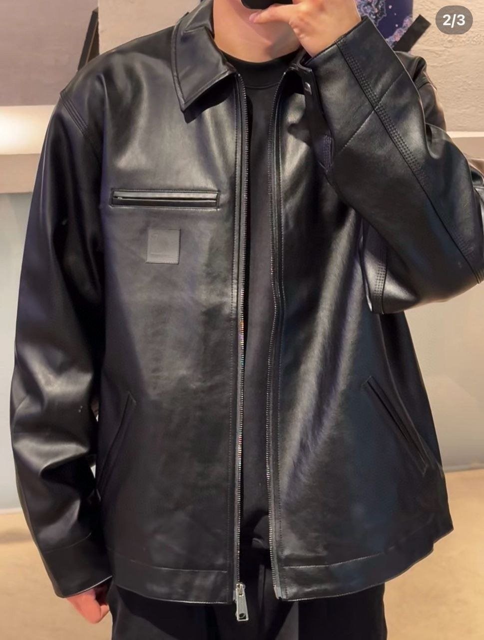 💕 칼** 디트로이트 가죽 자켓 - 수입