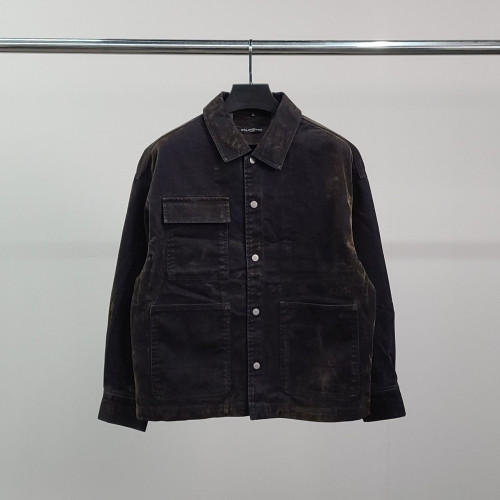 💕 발**** 로고자수 빈티지 데님 자켓