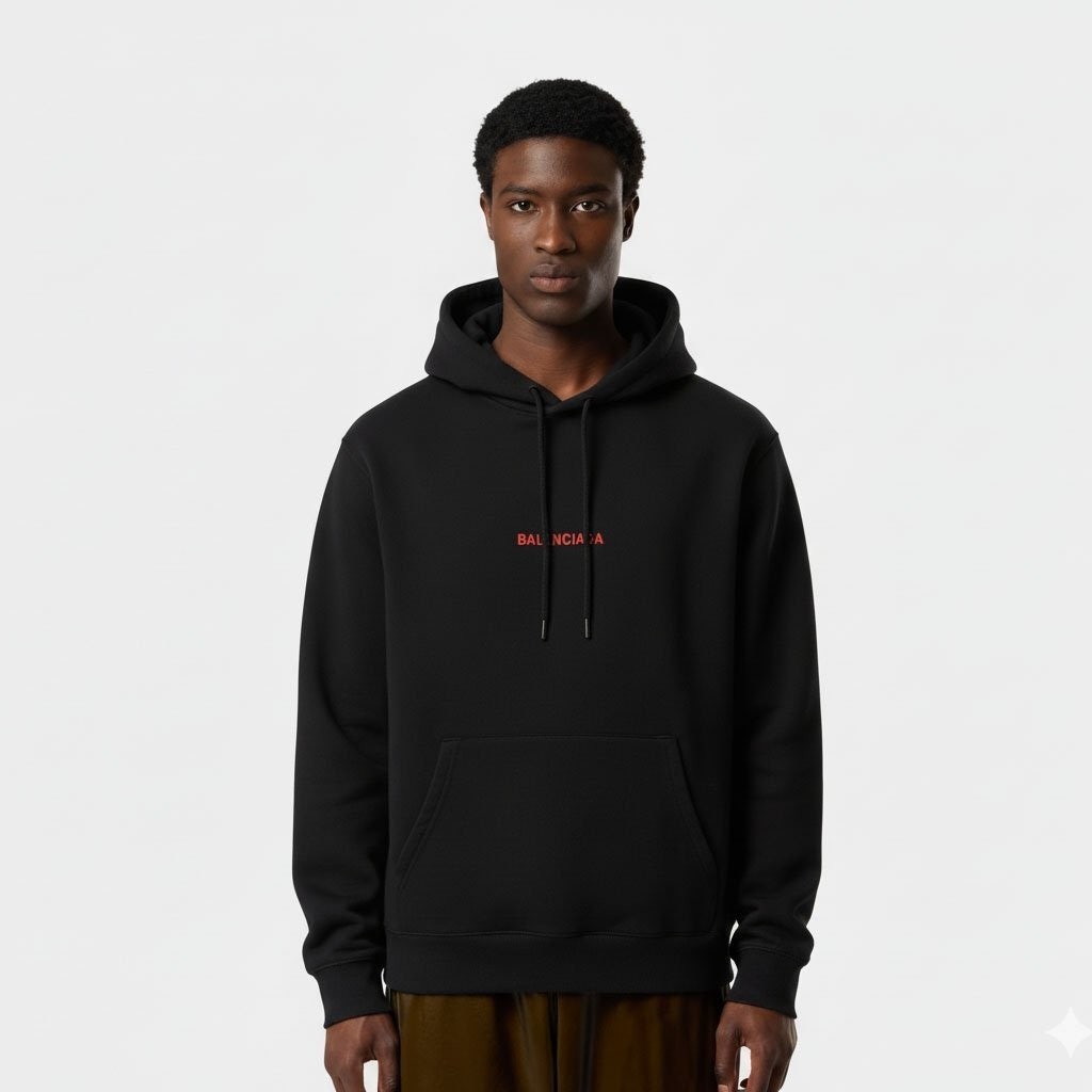 💕 발**** 레드레터링 코튼 후드티