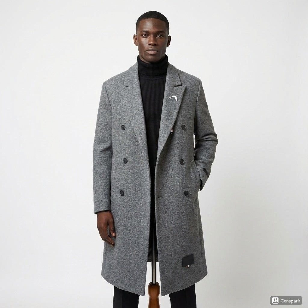 💕 톰* 럭셔리 라인 삼선 시그니쳐 마인드 더블 코트