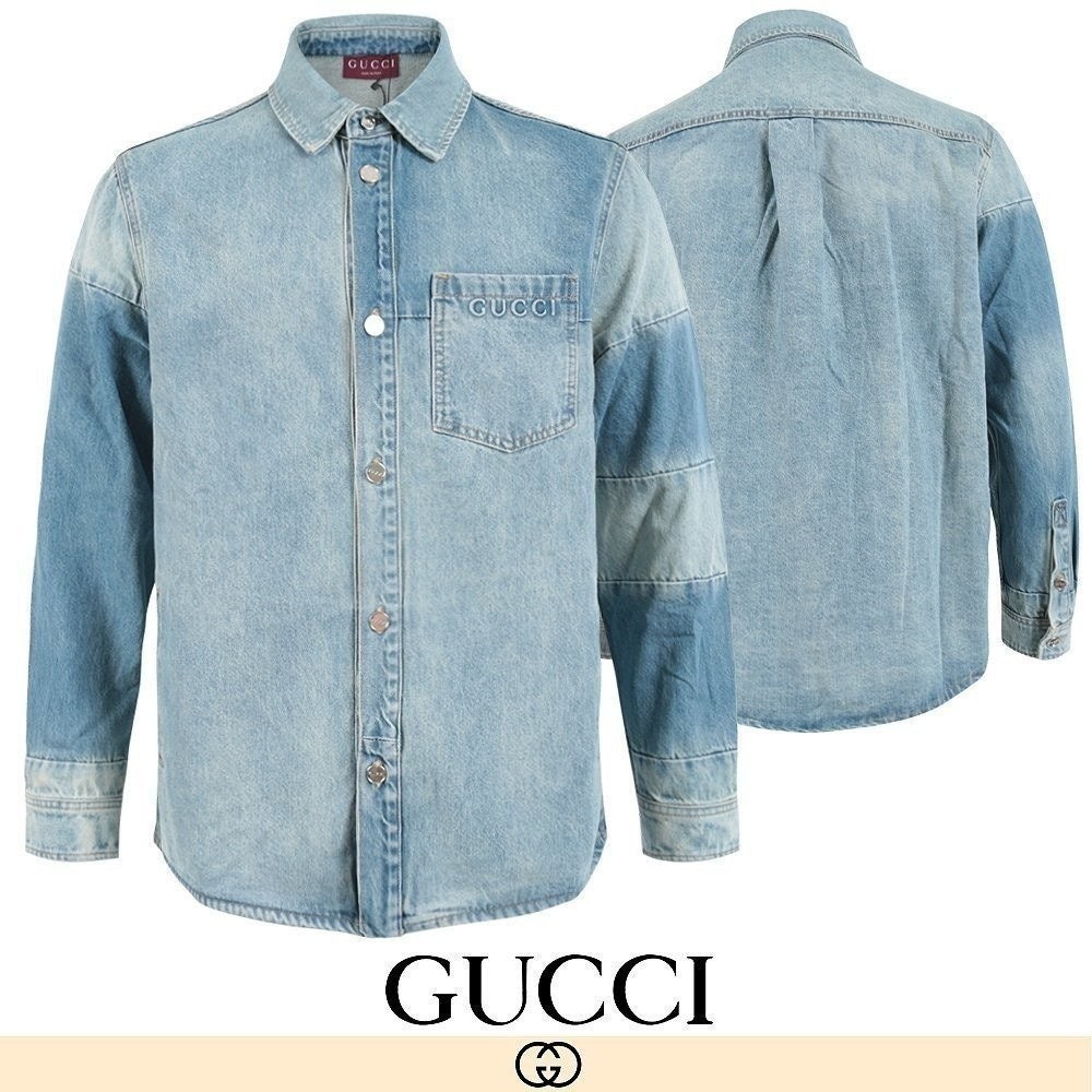 💕 구* 워시드 데님 오버핏 셔츠 자켓