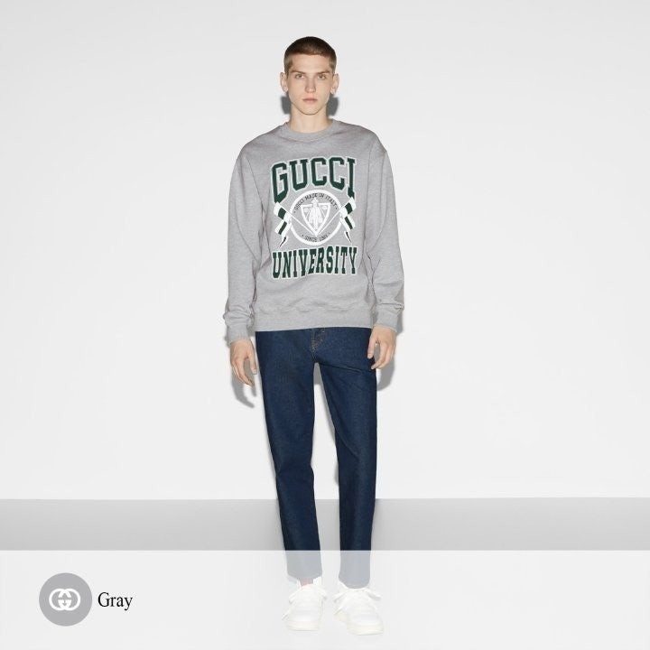 💕 구* 유니버시티 프린트 맨투맨