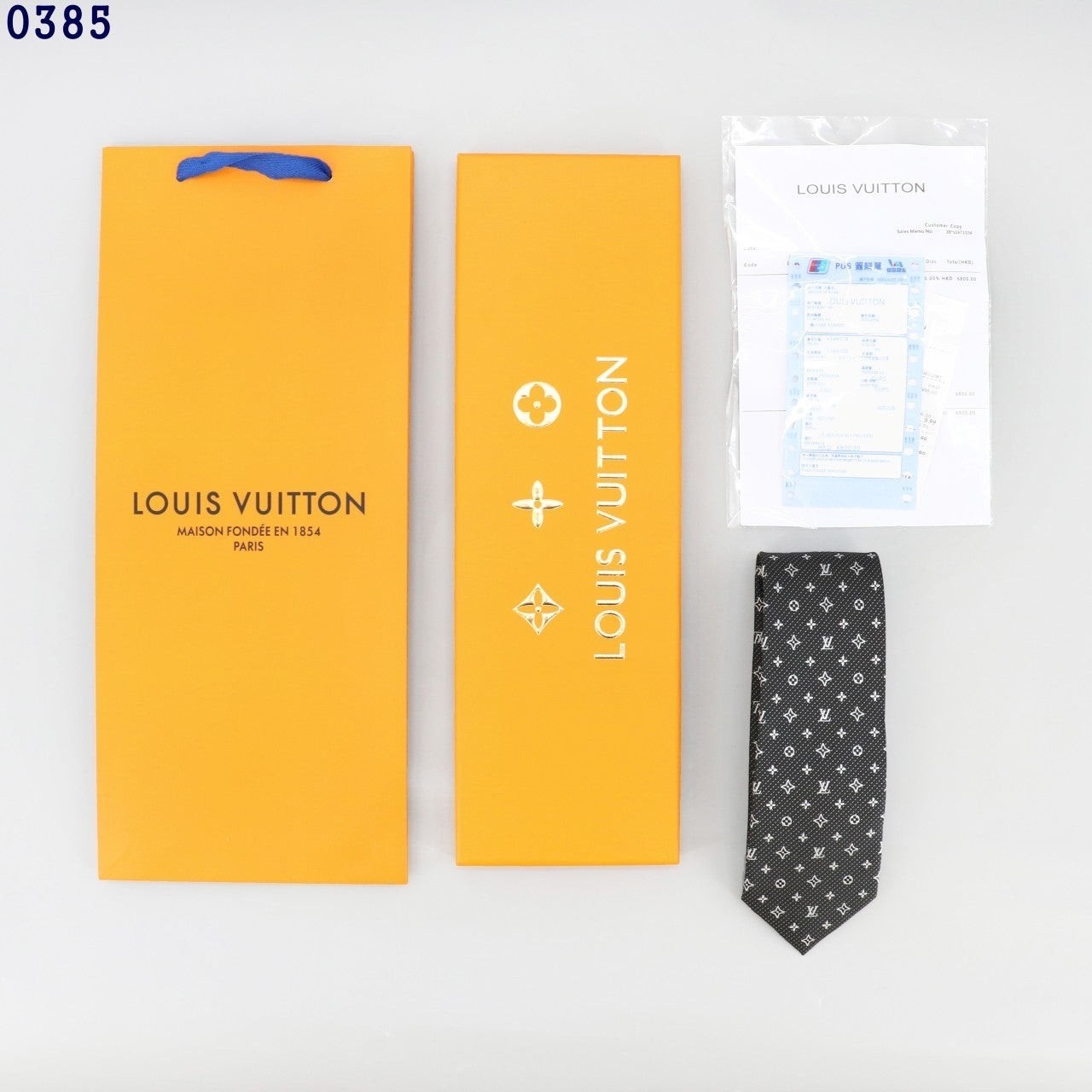 💕 루* 모토 패턴 넥타이