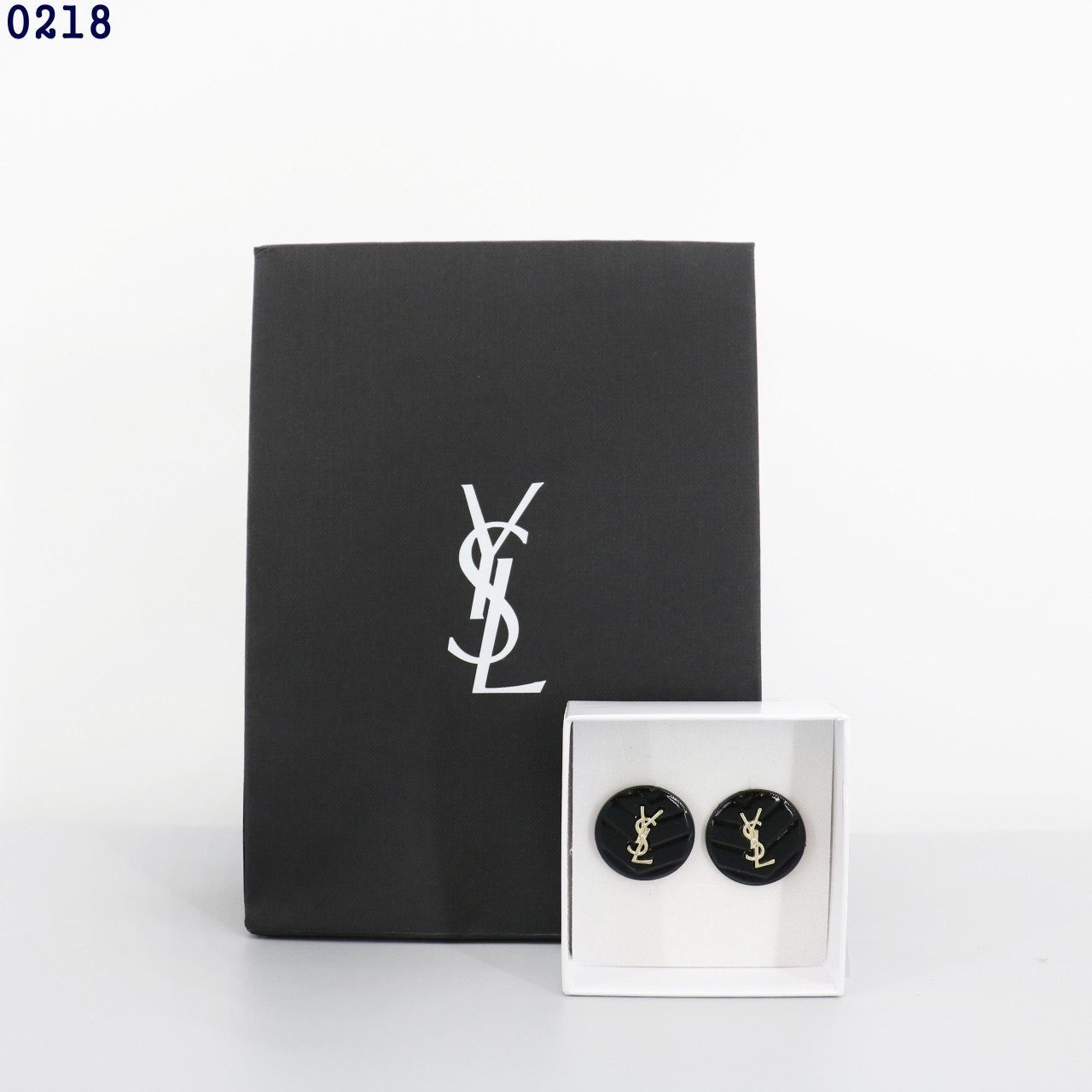 💕 생** 클래식 메탈 로고 원형 귀걸이