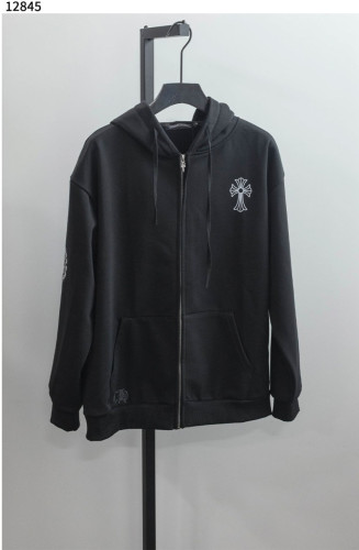 #크롬하츠 [Chrome Hearts] 트리플 크로스 세메터리 대거 팬던트 후드집업 신상입고💢 #상의 #자켓 #12845