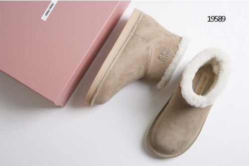 🔆 [MIUMIU] 미우미우 스웨이드 시어링 스노우 부츠🔆