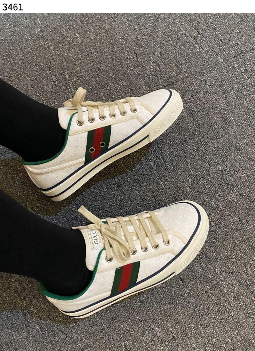 #구찌 [GUCCI] 수입프리미엄급 구찌 테니스 1977 미니 GG 자카드 패브릭 스니커즈 신상 입고💢 #태그 #신발 #3461