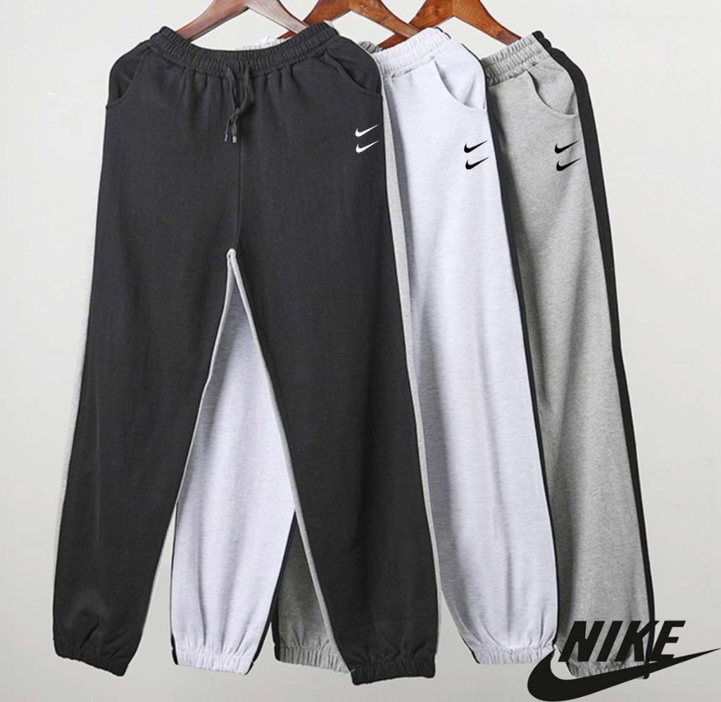 나이키 더블 스우시 테이퍼드 투톤 조거 팬츠 (바지)