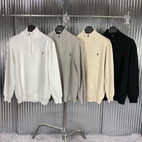 폴로 하프 니트 집업