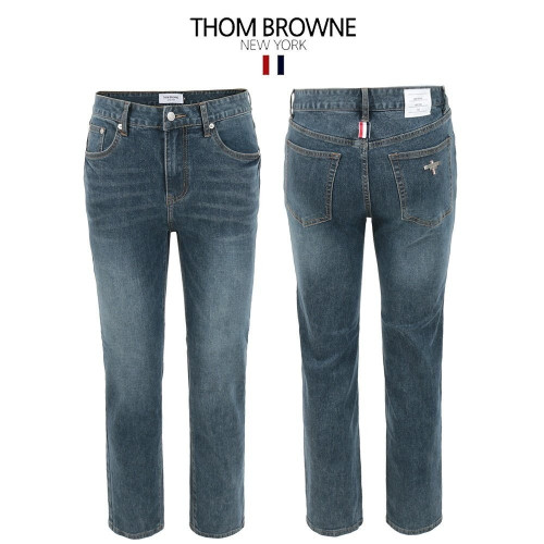 💕 톰* 다크블루 미디엄와이드 일자 팬츠