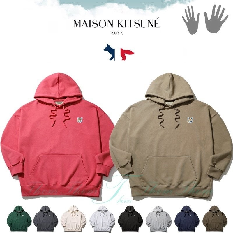 💕 메* 키츠네 헤비 쭈리 빅 오버핏 후드