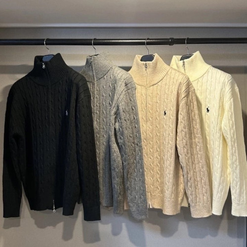 💕 폴* 케이블 집업 스웨터