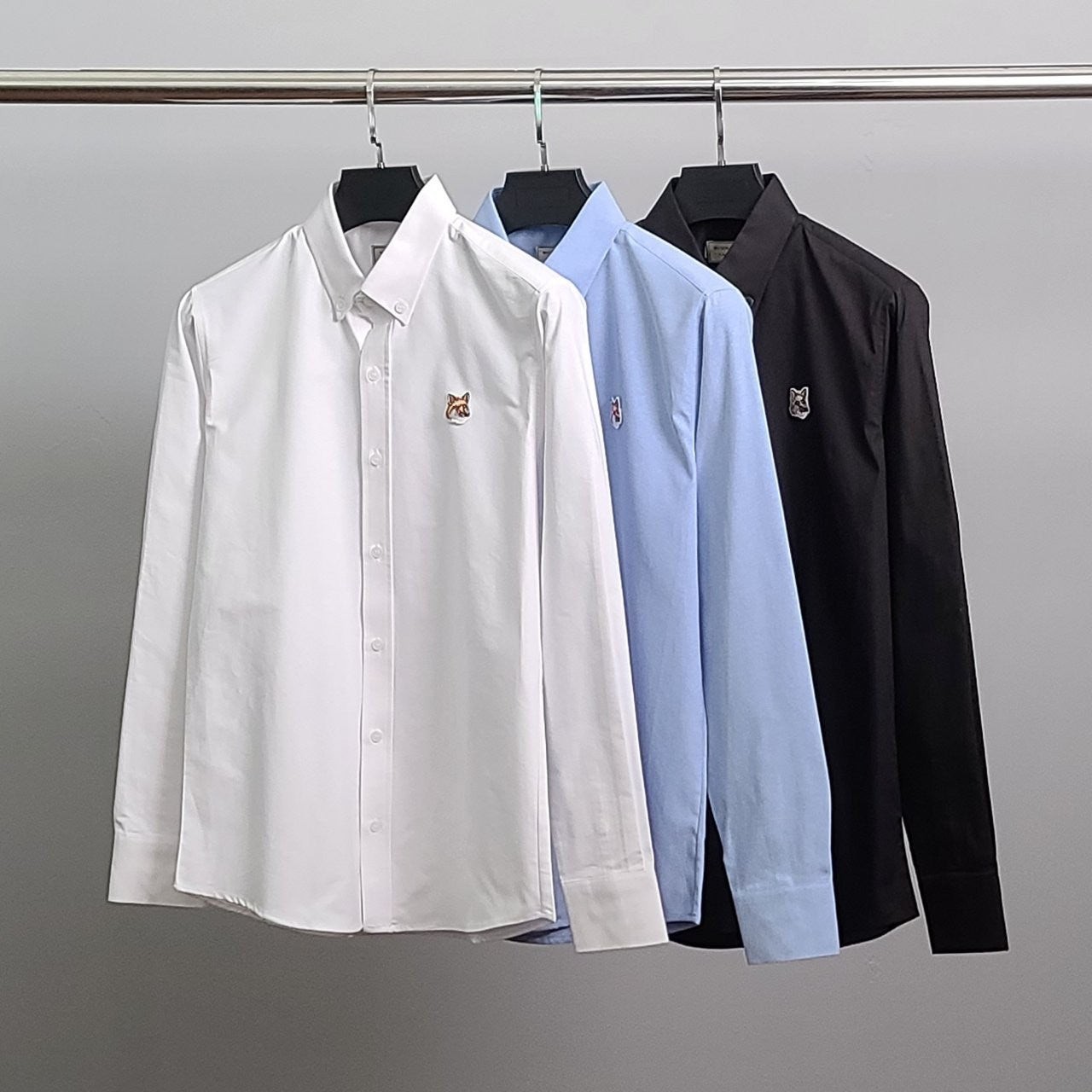💕 메* 키츠네 폭스헤드 옥스포드 셔츠