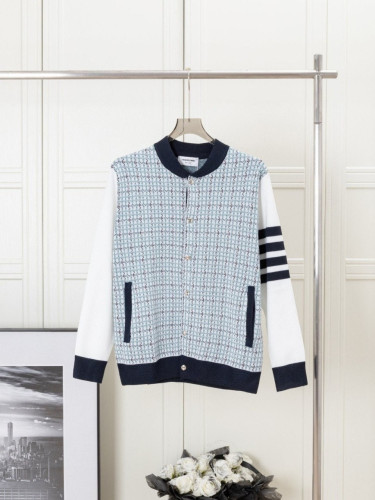 💕 톰* 메탈버튼 체크배색 자켓