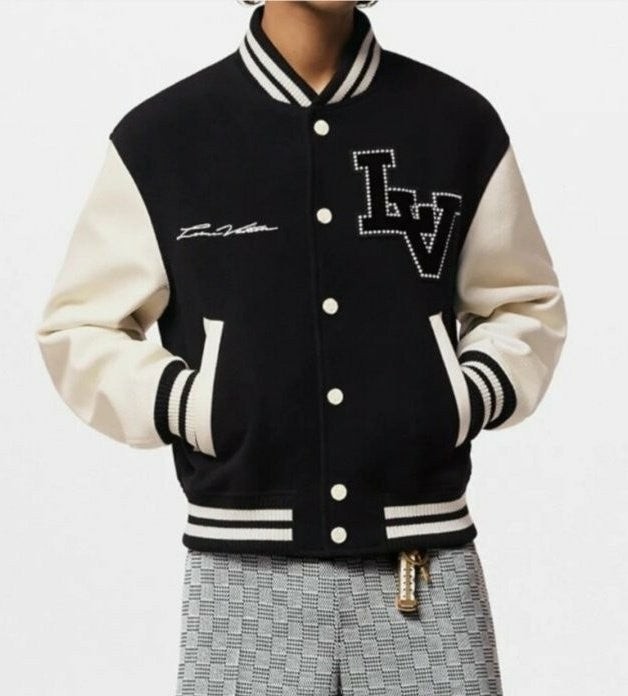 💕 루* 바시티 레더 블루종