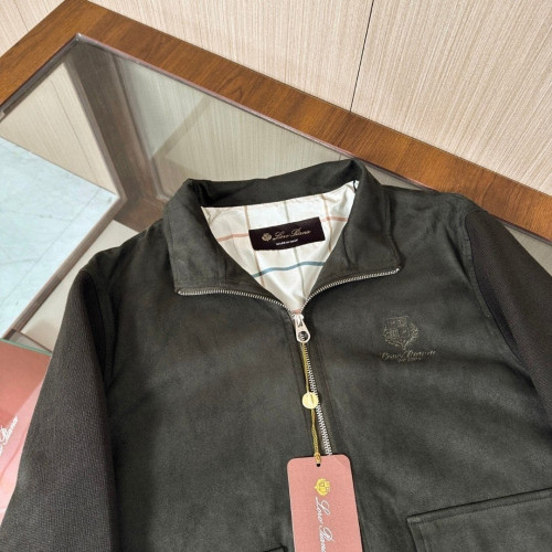 💕 로* 피아나 로로피 스웨이드 트러커자켓