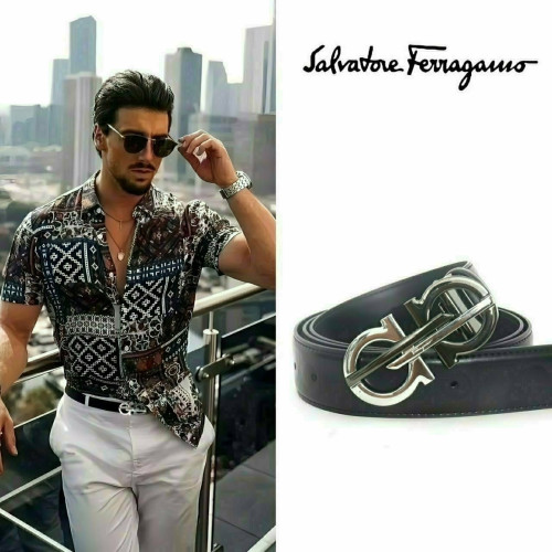 💕 페*** 더블간치니 실버&블랙 벨트