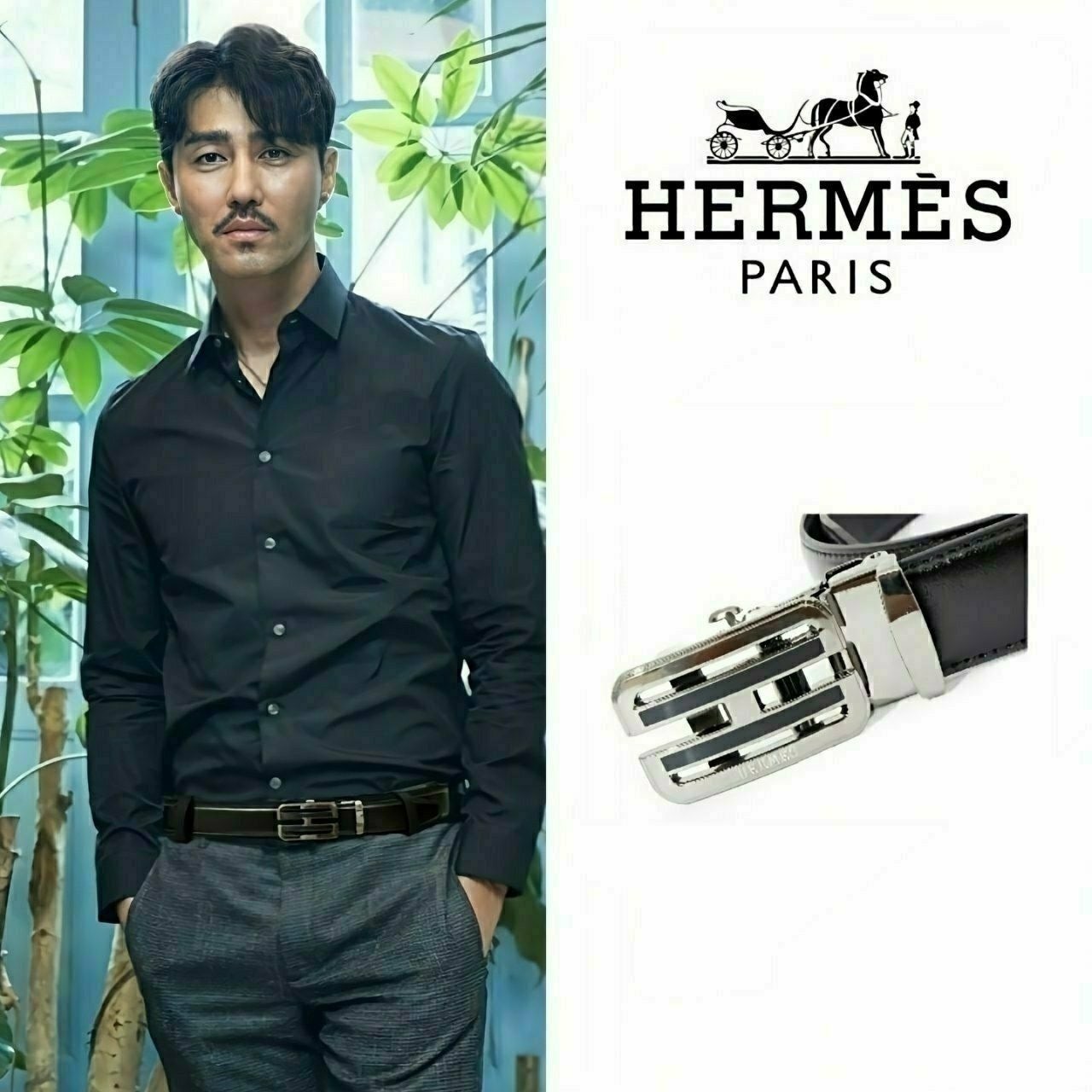 💕 에*** 롤 플레이트 버클 벨트