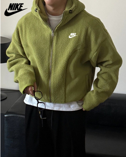 NK 자수 덤블후리스 후드 집업