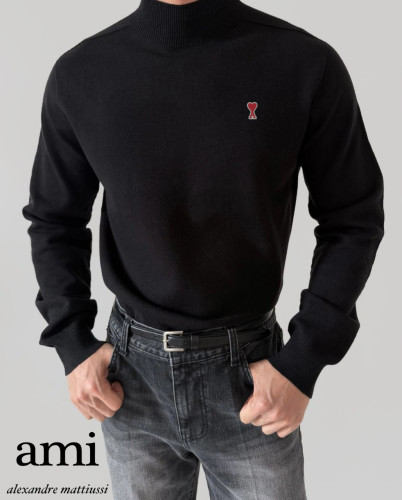 AM 캐시 니트 반폴라