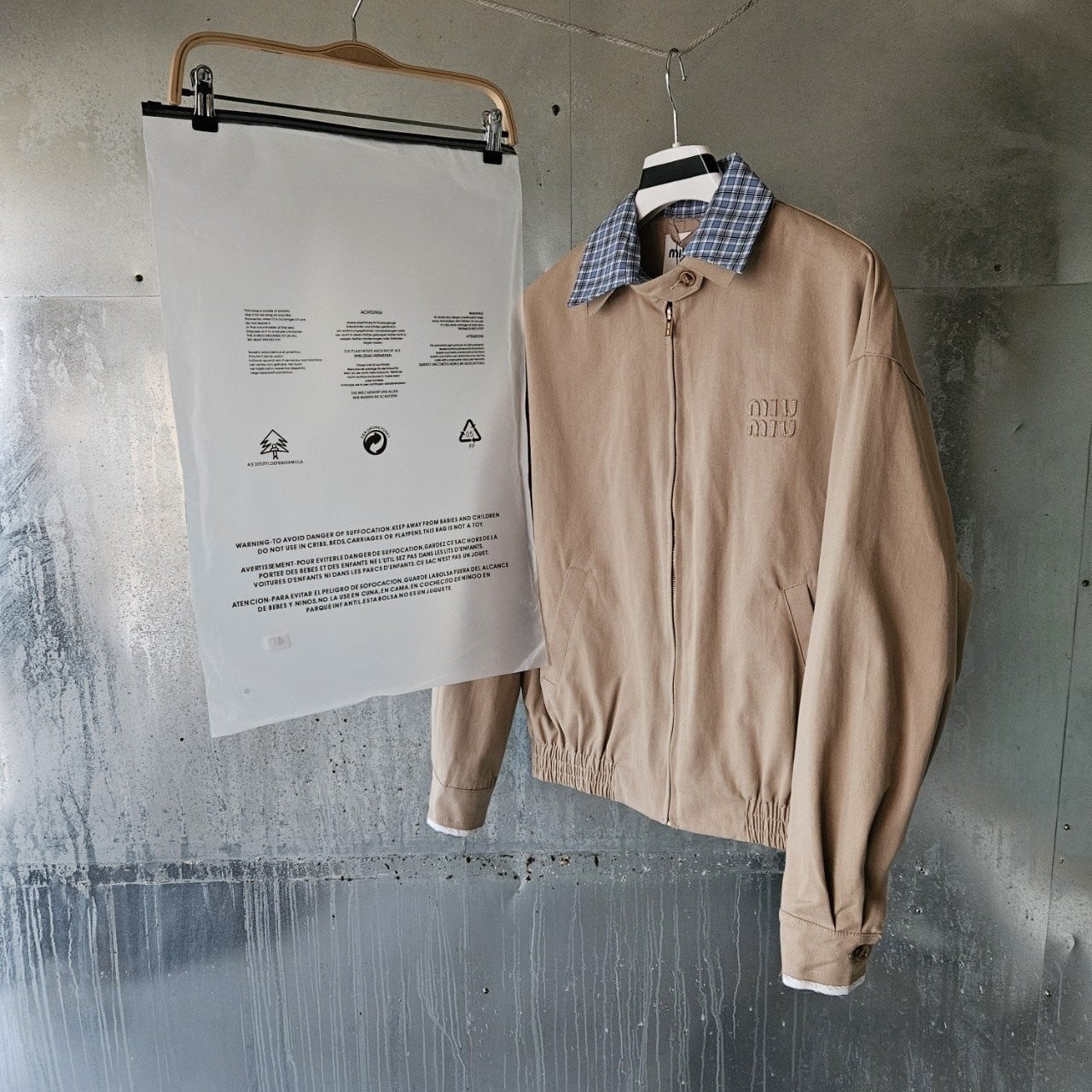 25 SS 미*미* 치노 블루종 자켓