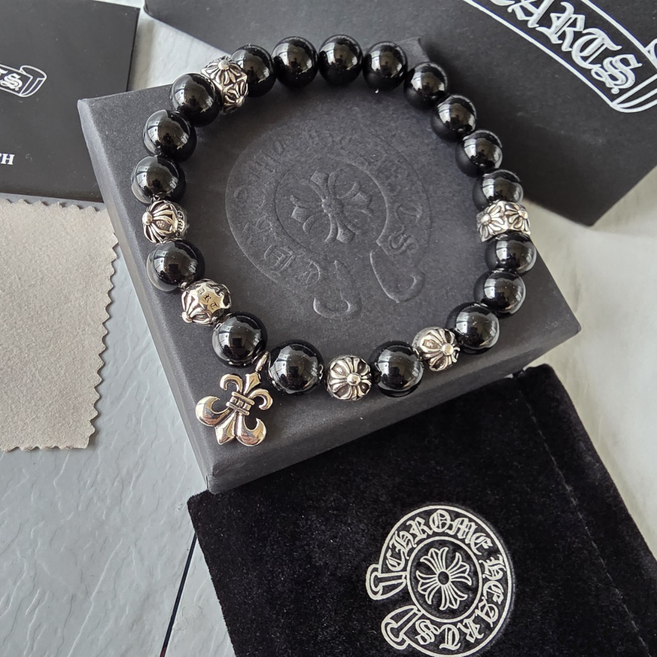 크*하*  플뢰르 염주 팔찌