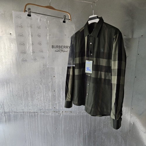 버버*  체크 셔츠