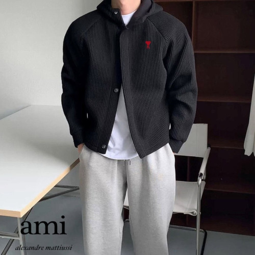 💕 아* 자수 하이넥 후드 가디건