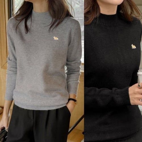 💕 메* 키츠네 베이비폭스 반폴라니트 (여성)