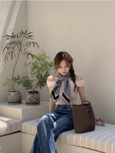 💕 디* 오블리크 스카프