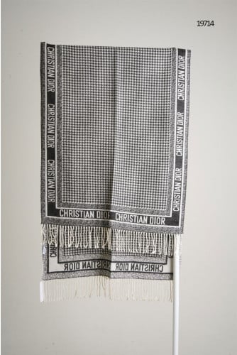 🔆 [DIOR] 크리스찬디올 하운드투스 체크 울 머플러 🔆