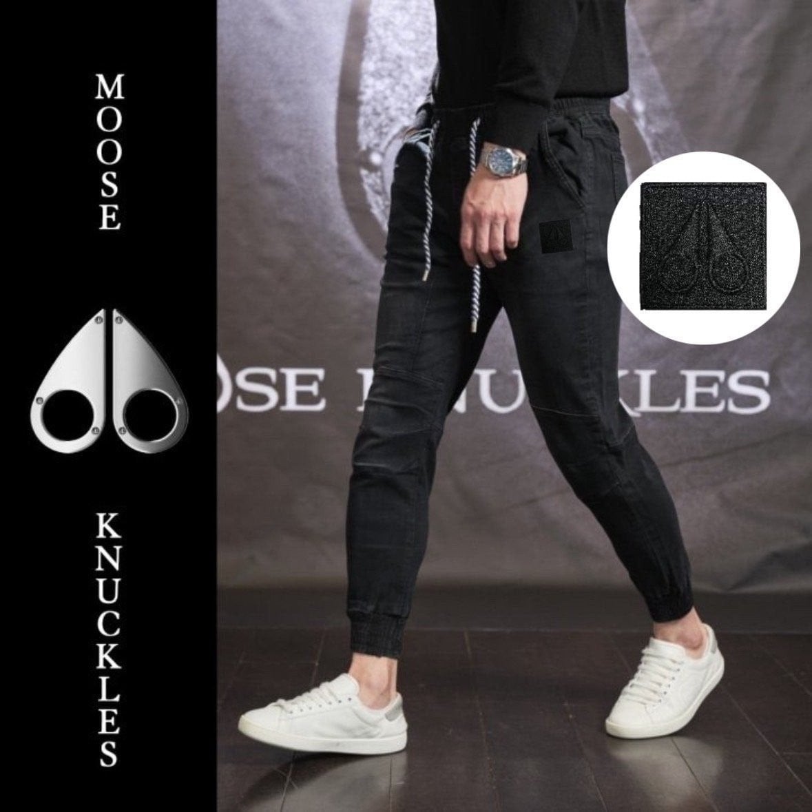 💕 무*** 쉐도우패치 산초스 한정판 데님 조거팬츠