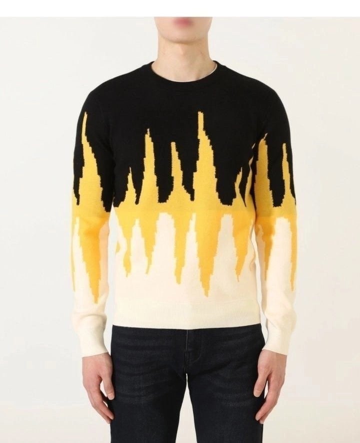 💕 보** 수입 루즈핏 그라딘트 울 니트 스웨터