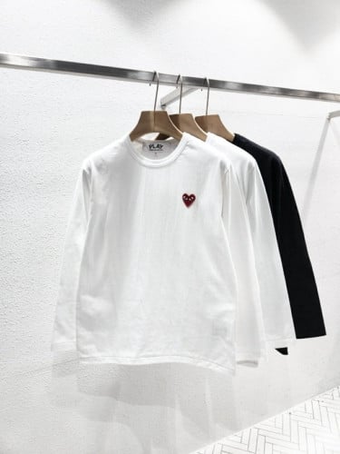 꼼데가르송 원포인트 패치 긴팔티