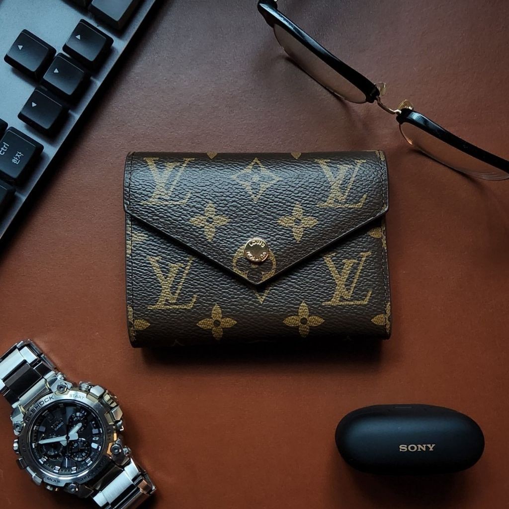 루이비통 274 빅토린 중지갑 옐로우