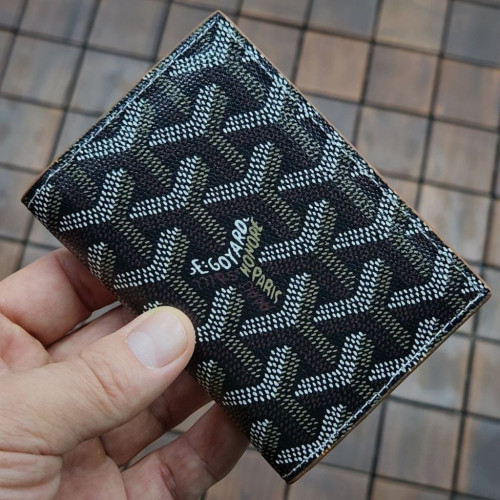 고야드 399 생마르크 카드지갑 블랙브라운