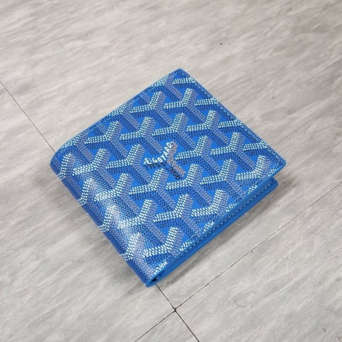 고야드 71 빅투와르 반지갑 블루