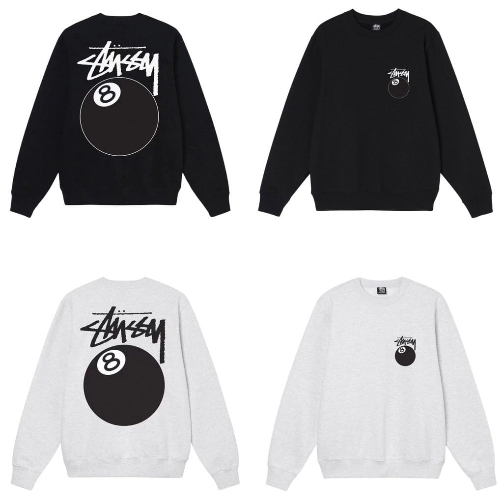 스투시 포켓볼 맨투맨