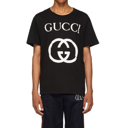 💕 구* 인터로킹 G프린팅 코튼 반팔티