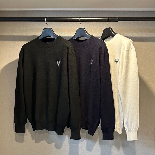 💕 프** 밀라노 로고 니트