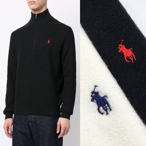 💕 폴* 하프집업 니트