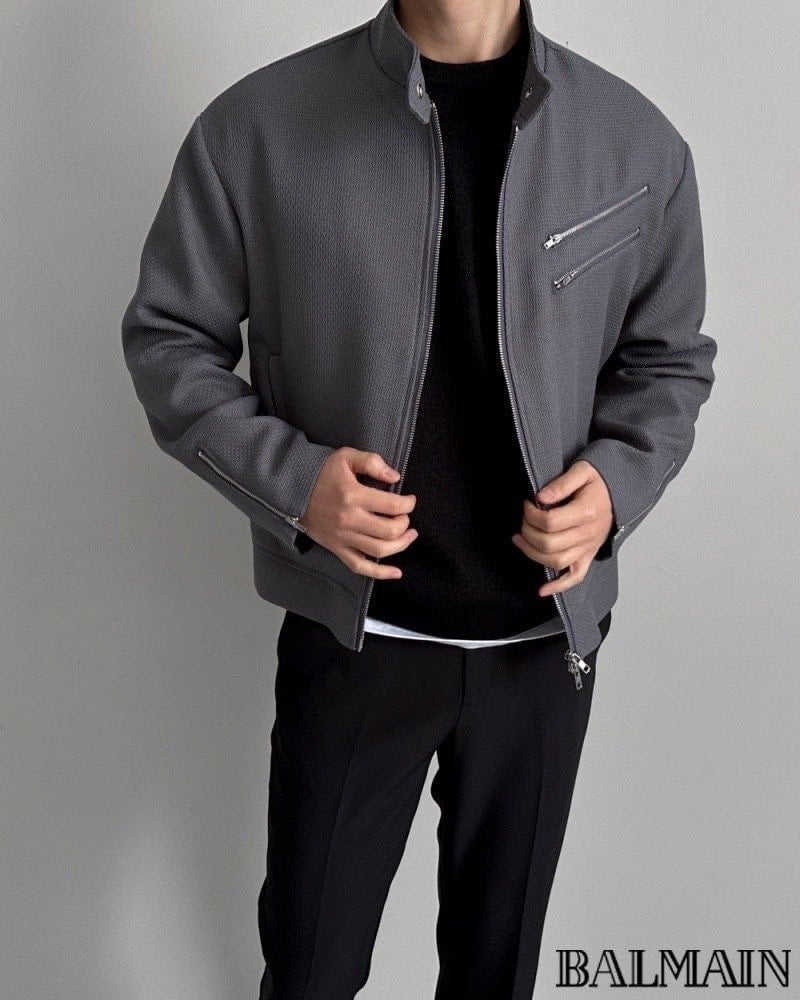 💕 발* 로열 트위드 더블라인지퍼 자켓