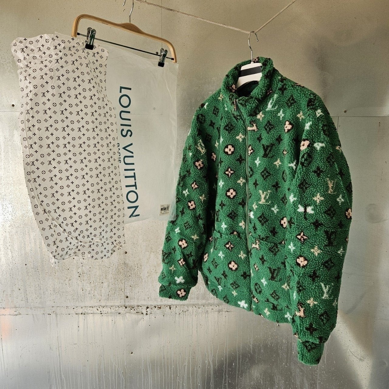 💕 루* 모노그램 플리스 자켓